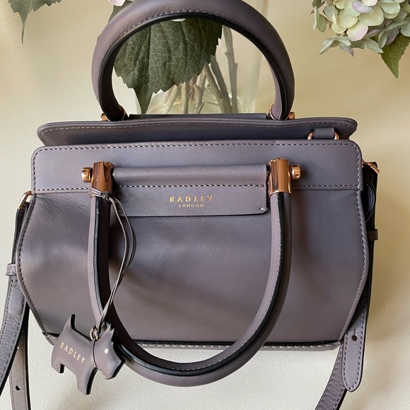 RADLEY LONDON Handbags - Radley London bag. Grey with rose gold hardware